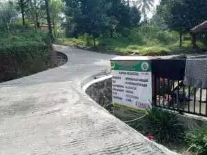 Betonisasi di Desa Cibeber II, Realiasasi Dana Desa TA 2023