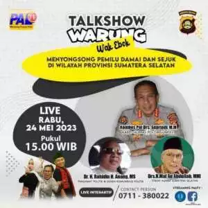 Polda Sumsel SIAP Mengamankan Pemilu 2024 Nanti.