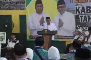 Sosialisasi dan Deklarasi Damai Pemilihan Umum Serentak 2024, Bupati "Kedepankan Persatuan dan Kesatuan"