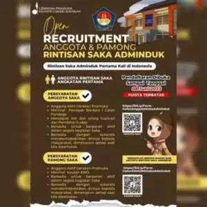 Recruitment Anggota dan Pamong Rintisan SAKA ADMINDUK