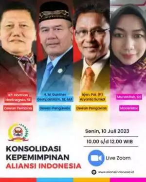 Pengurus Daerah Aliansi Indonesia Berharap Webinar Dilakukan Rutin