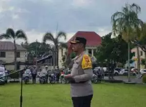 Kesiapan Polres Musi rawas dalam operasi patuh Musi 2023.