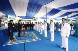 Bupati OKU Timur Lantik 7 Kepala Desa Terpilih di Zona 2