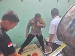 Polres Ogan Komering ulu ungkap kasus BBM Ilegal.