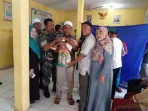 Desa Ciaruteun ilir Mengadakan Acara Capitan 14 anak di Kantor Desa.
