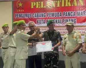 Kobarkan Semangat JSN 45''  PPM Daerah Lantik dan Penyerahan Penghargaan Pengurus Cabang di- Kota Pangkalpinang