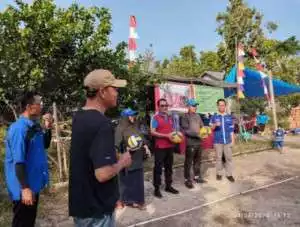 Meriahkan HUT RI Ke 78 Kades Bungin Tinggi Menggelar Turnament Volly.