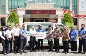 Terima Bantuan Ambulans PT.KAI Untuk Desa Kota Baru, Wabup Yudha Harap Dipergunakan Sebaik-baiknya