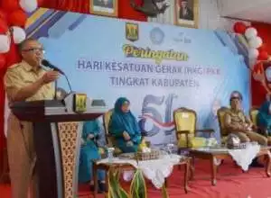 Peringati HKG Ke 51 Bupati Sukabumi, Apresiasi Hasil Pelaksanaan 10 Program Pokok PKK