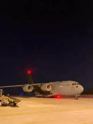 Kedatangan Pesawat Militer AS di Bandara Soekarno Hatta