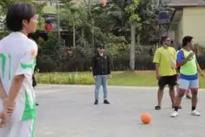 Waketum Sapma Pemuda Pancasila Raden Gusti Arief Hadiri Pembukaan Liga Flobe Futsal