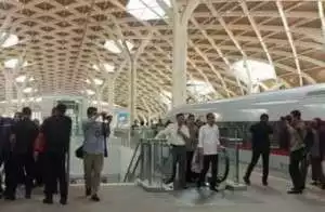 Presiden Jokowi Jajal Kereta Cepat Jakarta-Bandung