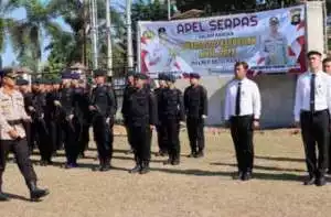 POLRES MURA Bersama Batalyon Brimob B Pelopor Siaga Karhutlah