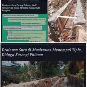 Drainase Suro Kurangi Volume, Pengawas ajak Wartawan Memperpendek Urusan