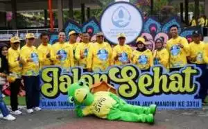 Ribuan Peserta Jalan Santai Meriahkan HUT KE 33 PERUMDA TJM