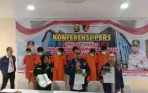 Unit Subdit II Fismondev Ditkrimsus Polda Sumsel Amankan 6 Pelaku Kontrak Fiktif