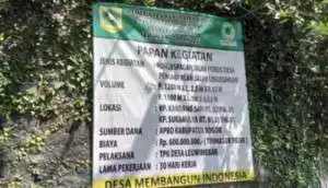 Pemdes Leuwimekar Realisasi Program SamiSade di kecamatan Leuwiliang Diapresiasi