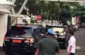 Pertemuan Jokowi dan SBY di Istana Bogor