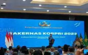 Buka Rakernas Korpri, Jokowi: ASN jangan hanya sibuk urus SPJ