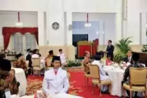 Presiden Jokowi kepada Paskibraka: Jangan Malas, Jangan Senang Yang Instan