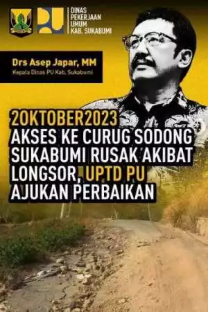 UPTD PU Kab. Sukabumi Pastikan Perbaikan Irigasi Cikalong Sukabumi Tuntas dan Tepat Waktu