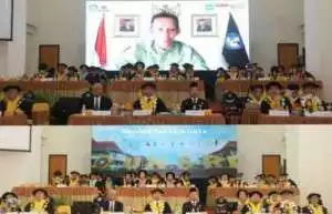Dewan Pengarah BRIN jadi tamu kehormatan pada upacara Dies Natalis ke-63 Universitas Sriwijaya.