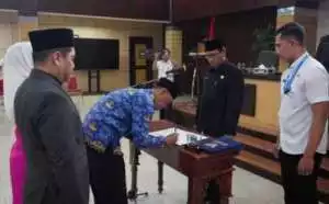 Rotasi Pejabat Pemkab OKU Timur, Sekda Jumadi Lantik 21 Pejabat Eselon III, IV dan JF Ahli Pertama