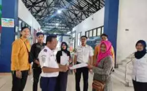 Untuk memperluas kemudahan pengusaha UMKM  DPMPTSP  Kota Tangerang  perluas Program  Sambut NIB  di Terminal Poris Plawad