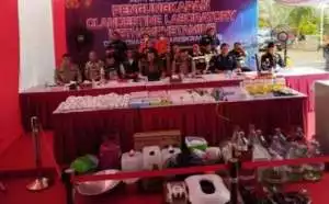 Dua unit Kamar Apartemen Bandara City   jadi Lab Narkoba jaringan internasional