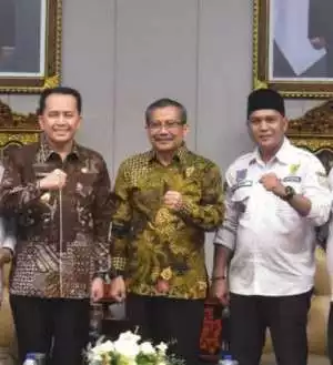 Silahturahmi Pj Gubernur Sumsel dan Pengurus APDESI