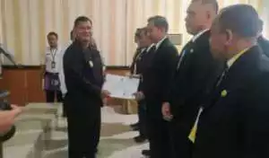 Kalapas Lubuklinggau Hadiri Penutupan Pelatihan Kepemimpinan Pengawas Angkatan V dan VI di BKPSDM Kota Lubuklinggau Tahun Anggaran 2023