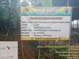 Desa Cileuksa Bangun Kandang Peternakan Kambing Untuk Ketahanan Pangan