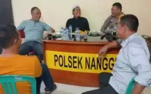 Kunjungan Silaturahmi, Yogi Ucapkan Selamat Untuk Kapolsek Nanggung