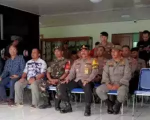 Kapolsek Nanggung AKP Ade Kamsa Menghadiri Upacara HUT Satpam di PT. Antam Tbk UBPE Pongkor