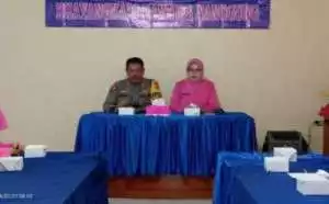 Kapolsek Nanggung AKP Ade Kamsa Menghadiri Upacara HUT Satpam di PT. Antam Tbk UBPE Pongkor