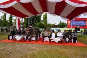 Danrem 102/Pjg Pimpin Apel Gelar Pengamanan Pemilu 2024
