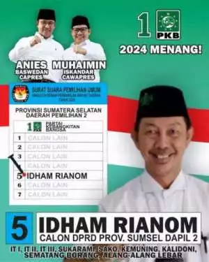 Idham Rianom Mengajak Masyarakat untuk Mendukungnya dalam Pemilihan Legislatif di Sumatera Selatan