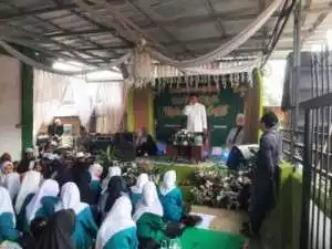 Memperingati Isra Miraj Nabi Muhammad Saw di Desa Ciaruten Ilir, kecamatan Cibungbulang