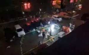 Terekam CCTV Suami Cium Kening Istri dan Kedua Anak Sebelum Terjun Bareng