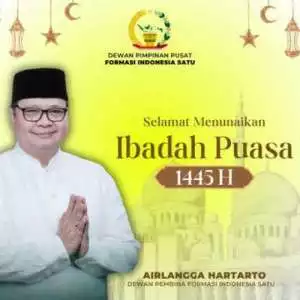 Airlangga: Esensi Bulan Suci Ramadhan untuk Menjadi Orang Bertaqwa