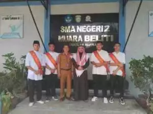 SMAN 2 Muara Beliti Meriahkan Kedatangan Tamu Istimewa dari Palestina