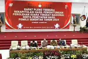 KPU Targetkan Rekapitulasi Nasional Pemilu 2024 untuk 5 Provinsi Selesai Senin