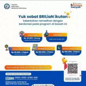 Ramadhan BRILiaN, Menang Banyak!!!