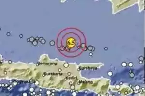Gempa Susulan Tuban Lebih Kuat, Magnitudo 6,5, Terasa Hingga Jakarta