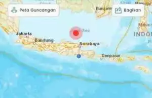 Gempa Tuban Getarkan Sejumlah Daerah di Jawa Timur dan Jawa Tengah
