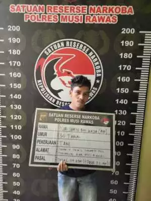 Nur Samsu Jadi Tersangka Kedelapan Satresnarkoba Polres Musi Rawas