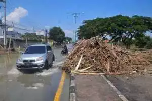 Banjir di Demak Mulai Surut