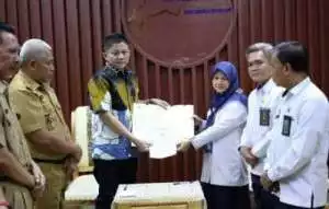 Pemkab OKU Timur Terima Hibah Tanah Perkantoran dari Mahkamah Agung