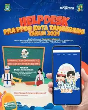 Dindik sediakan  helpdesk Pra PPDB yang dapat diakses masyarakat. Kota Tangerang