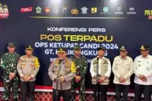 Tinjau GT Kalikangkung, Kapolri Sebut 3 Hal Prioritas Kesiapan Mudik